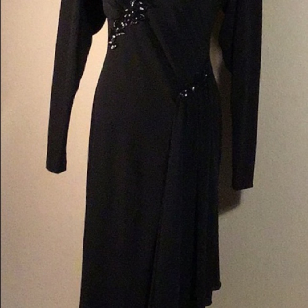 Rimini I. Magnin Black Vintage Dress - image 2